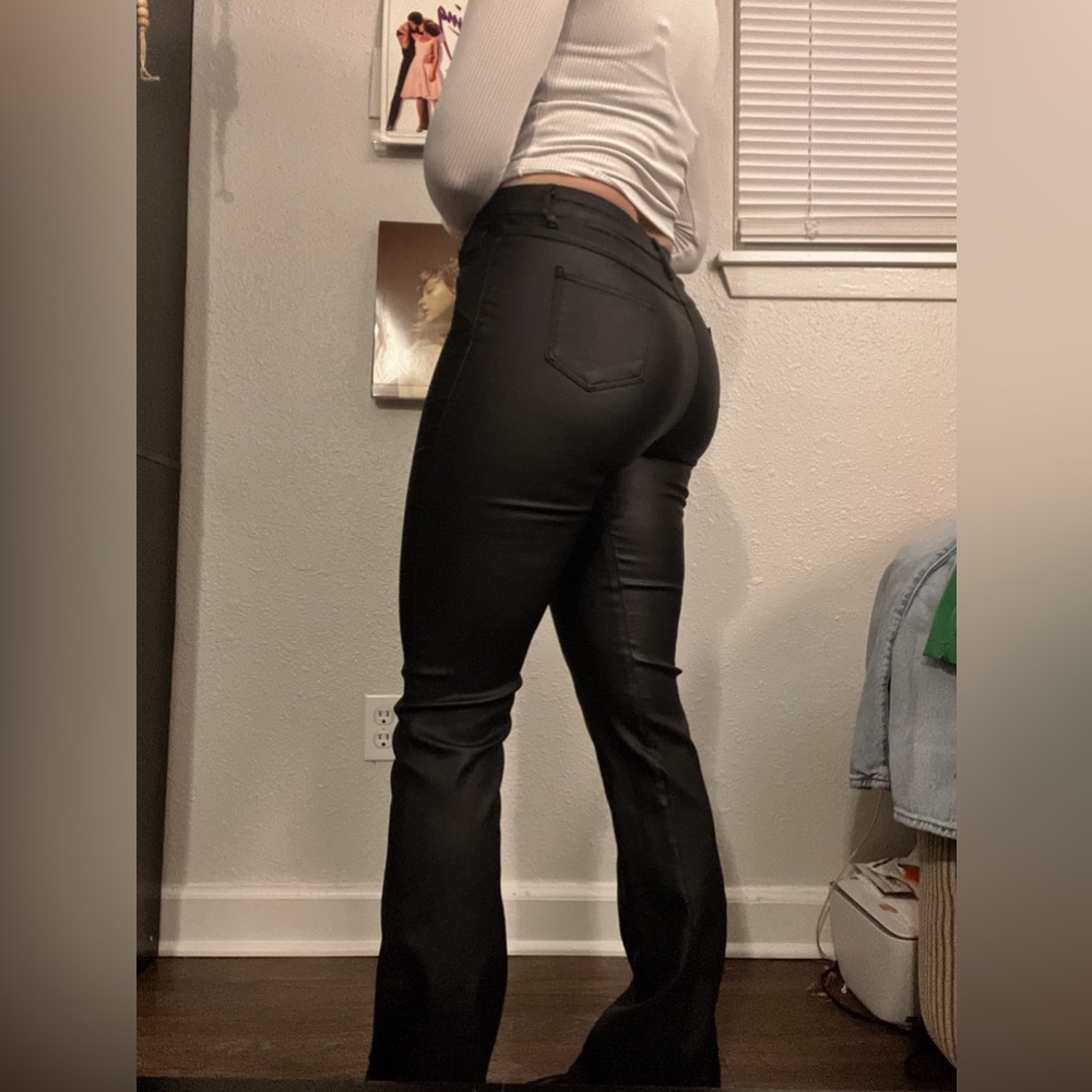 Faux Leather Pants